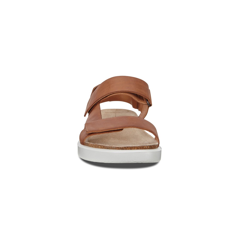 Sandalias Hombre - ECCO Corksphere Flat - Marrom - WOA468172